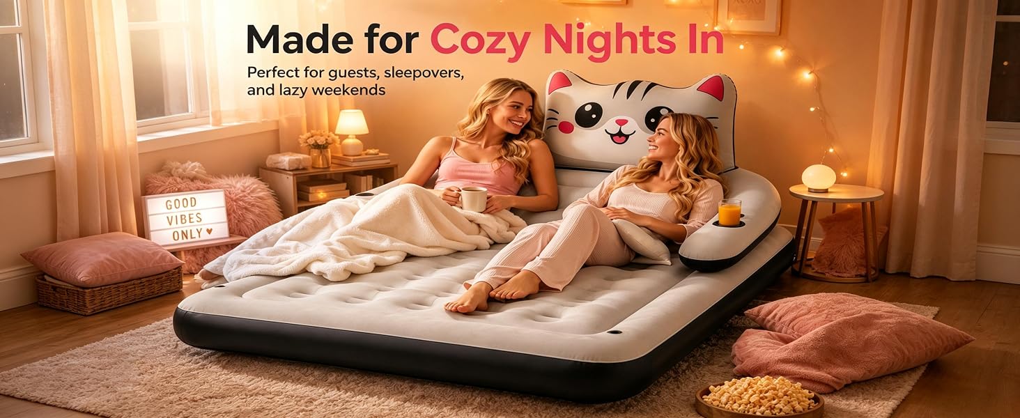 Full-size one person, Queen size two people, King size two adults one child.