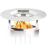Fire Pit Lid for Solo Stove Bonfire 2.0, 19.5" 304 Stainless Steel Round Lid for SoloStove Access...