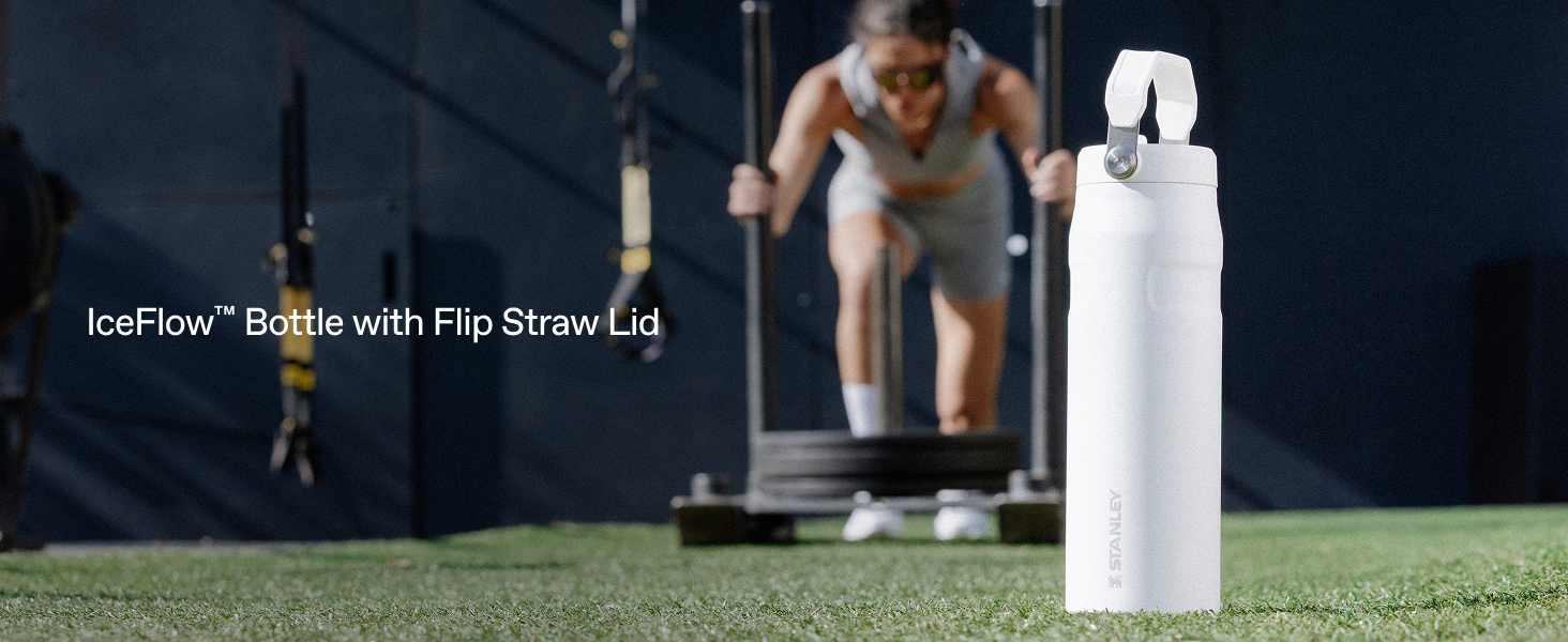 IceFlow Flip Straw Tumbler
