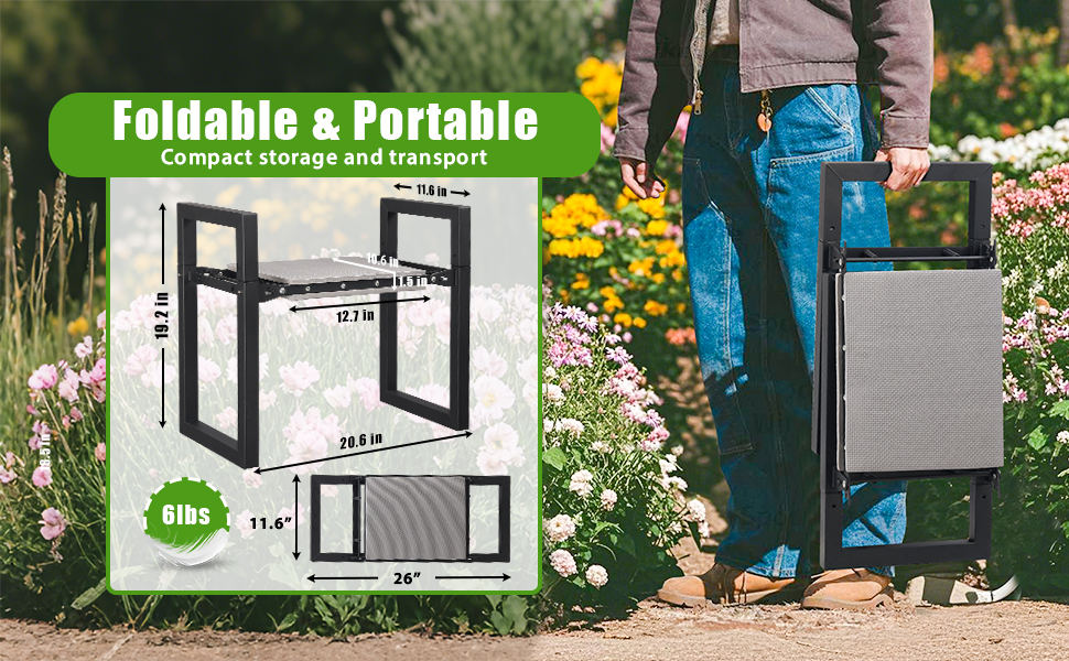 Garden Kneeler and Seat