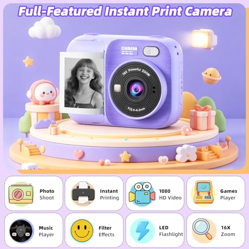 Rechargeable Portable Toddler Selfie Camera