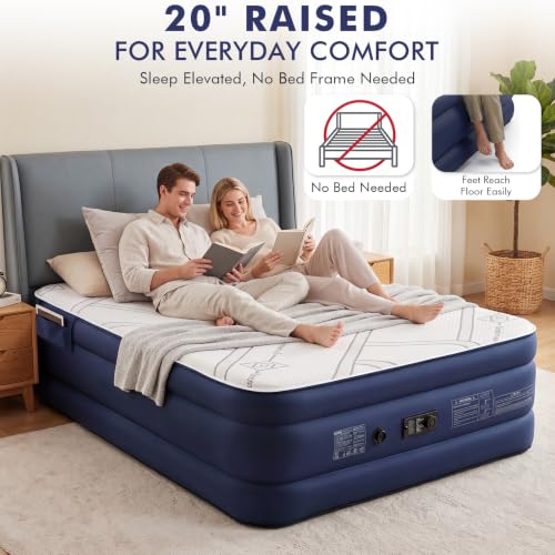 Air Mattress Supports 900 lbs for Guests