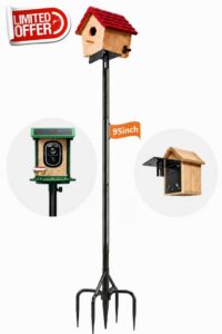 95 Inch Adjustable Bird House Pole