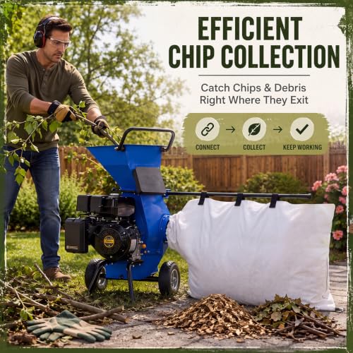 and Wide-opening Design for Shredder Wood Chips
