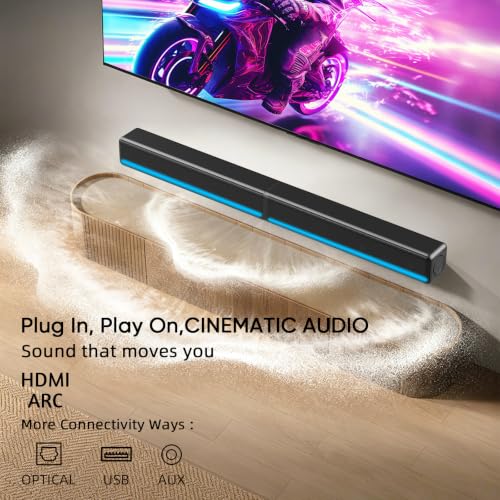 Bluetooth 5.3 Surround Sound with RGB Light