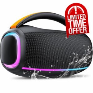 Speakers Bluetooth Wireless: 80w Loud Speaker with Bass