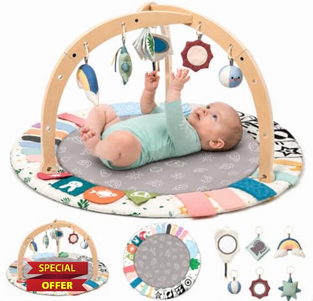 Baby Play Gym Mat with 5 Development Zones