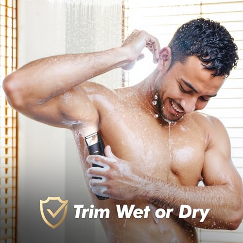 Body Groomer with Travel Lock for Groin/Legs/Ches