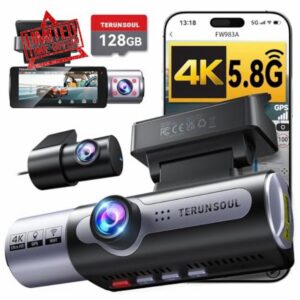 4K Dash Cam Front and Rear