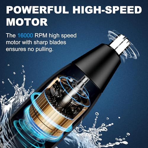 Electric Nose Ear Eyebrow Facial Grooming Kit 16000RPM Motor