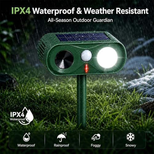 Rabbit & Dog Deterrent with Motion Senso