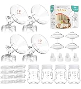 Breast Pump Parts Compatible with Spectra S1,S2,S9 Plus, Replacement Kit for Spectra Pump Parts 2...