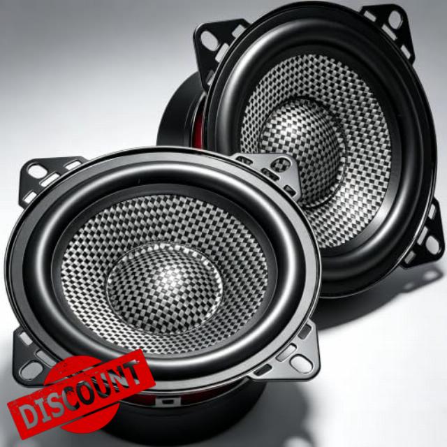 4” Speakers Carbon Fiber Cone 600W 4 Ohm Mid-Bass 4 Inch Speaker Car Audio                                                          High Sensitivity