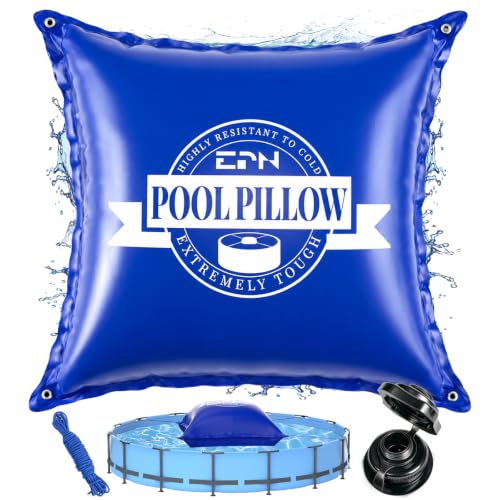 8 x 8FT Winterizing Pool Pillow 0.6mm Cold-Resistant PVC Pool Cover Air Pillow with Double Boston Valve