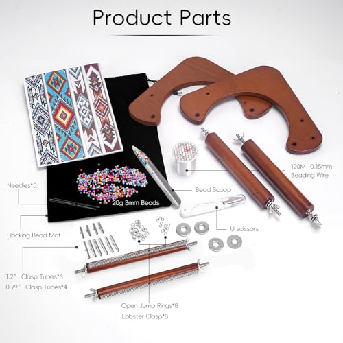Practical Bracelet Loom Jewelry Making Accessories (Dark Brown)
