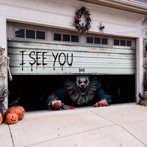 Easy-install Door Decoration for Outdoor Haunted Party