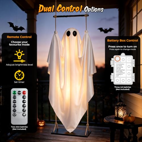Indoor & Outdoor Ghost Decor for Porch