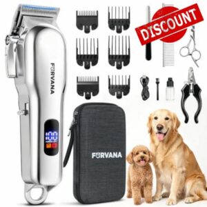 Furvana Set of 15 Dog Clippers for Grooming