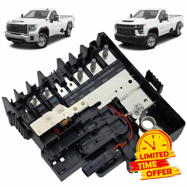 Battery Distribution Fuse Block fit for GMC Sierra 2020 2021 2022 2023                                                          Compatible with Chevy Chevrolet Silverado 2500 HD 3500HD Replacement 84646135 85015810 06980103Z-4 06980103Z-3 06980103Z-2