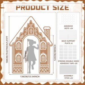 70.9 x 53.5 in Xmas Playhouse