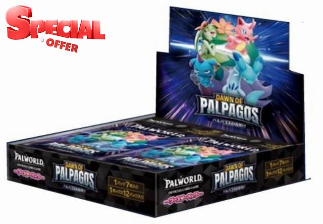 BUSHIROAD Palworld Official Card Game Booster Pack Dawn of Palpagos Box (Japanese)