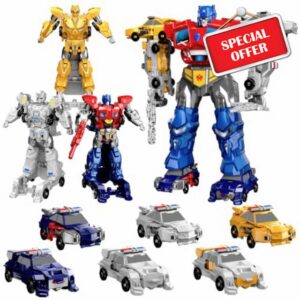 Magnetic Car Robot Toys for Kids