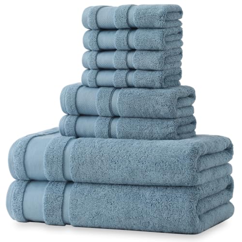 100% Cotton Thick Super Soft & Absorbent Towels for Bathroom Decor