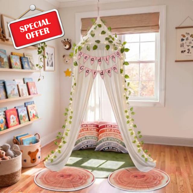 9 Pcs Reading Corner Decoration