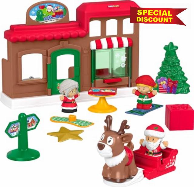 Fisher-Price Little People Santa’s Workshop Playset                                                          Christmas-Themed Toy
