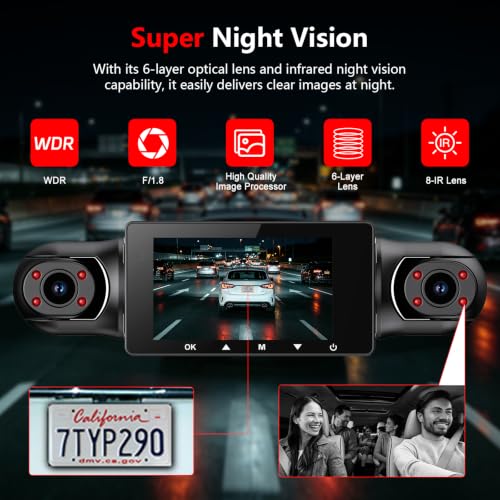 2K Front+1080P Rear Side Interior