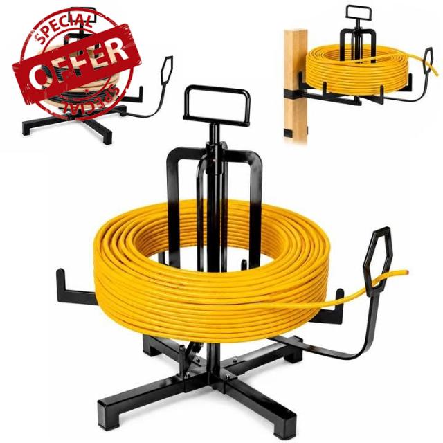 Foldable Wire Spool Rack