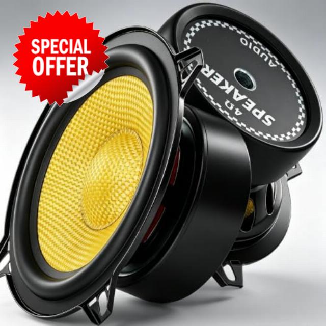 5.25" Speakers 600W Glass Fiber Cone Woofer 5 Inch Speaker Car Audio                                                          4 Ohm
