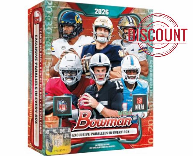 2026 Bowman Football - Factory Sealed - Mega Box