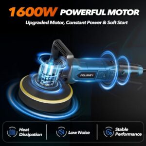 6 Inch/7 Inch 1600W Rotary Car Buffer Polisher Waxer