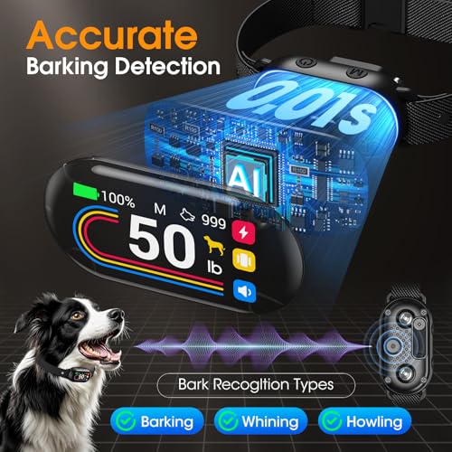 4 Modes & 8 Levels to Effectively Stop Barking