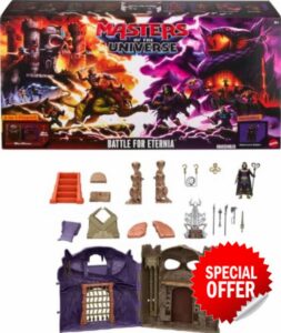 ​Masters of the Universe Playset of Castle Grayskull & Snake Mountain                                                          2026 Movie Inspired Battle for Eternia Action Figure Set