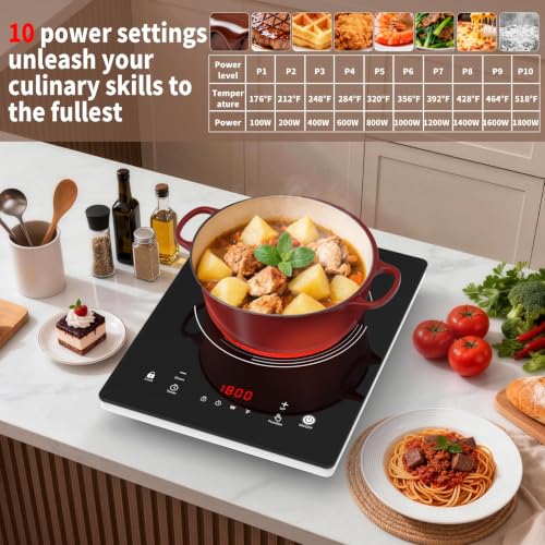 portable cooktop Overheat protectio