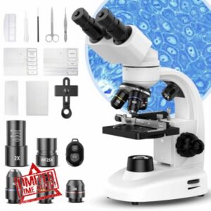 PalliPartners Compound Binocular Microscope for Adults