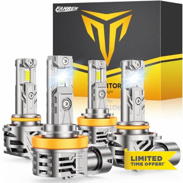 FORENNER H11 9005 Headlight Bulbs Combo