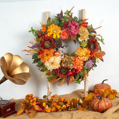 Hydrangeas– Farmhouse Thanksgiving Halloween Deco