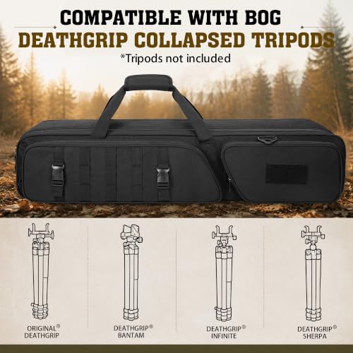 32 Inch Tripod Carry Bag Organizer for Accessories Black