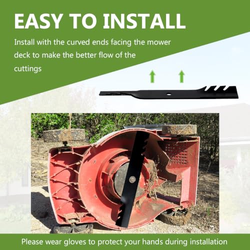 Compact Diesel Zero Turn Mower 60 inch Decks - Heavy Duty Blade Replaces 038-6003-00-3 Pack