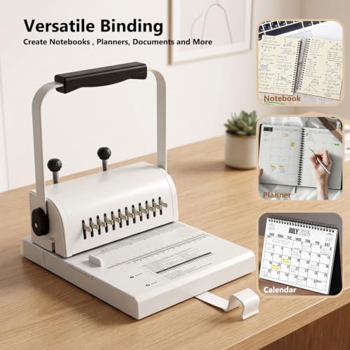 Book Binder for Notebook Booklet Calendar Planner Journal Office Use