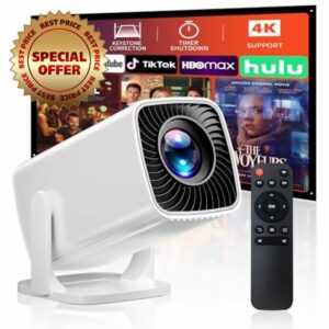 Mini Projector with 4K Support