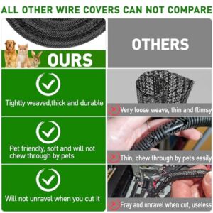 High-Temperature Heavy Duty Auto Wrap Cord Protectors from Pets No Chew