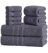 Velqora Bath Towel Sets 8 Piece (Sage Green) | Bath Towel Set