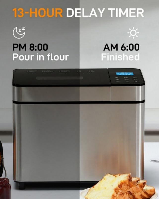 One‑Touch Control & 13‑Hour Delay Timer