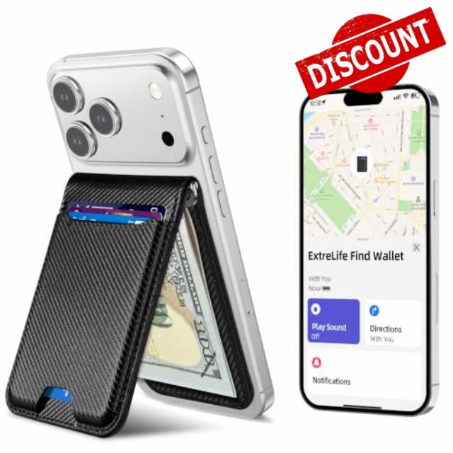 For Magsafe Wallet with Money Clip