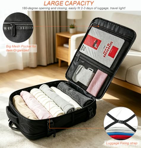 50L Expandable Carry on Backpack for Men Women Laptop Backpack