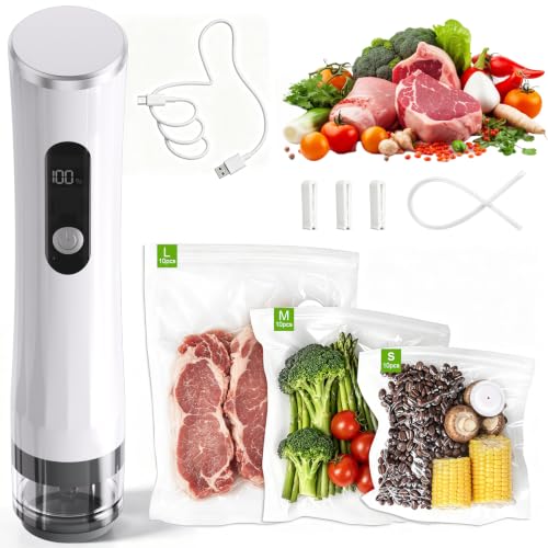 Compact Handheld Vacuum Sealer with 65kPa Suction